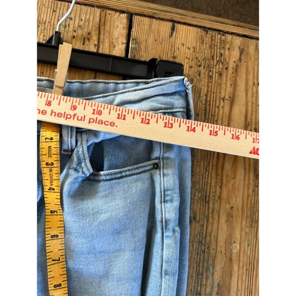 ZILI Womens Distressed Light Wash Skinny Jeans Size 27 Raw Hem Casual Denim - Picture 8 of 8